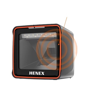 Henex NEW Desktop 1D 2D QR <strong>Code</strong> Scanner Omnidirectional LED Light <strong>Source</strong> Reader for <strong>Android</strong> &amp; Linux Corded - Product Image 1
