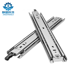 51 Heavy-Duty Slide Rail Bearing Industrial Three-Rail Tatami <span class=keywords><strong>Keyboard</strong></span> Bracket Prolongado Locking Drawer Mobiliário de jantar