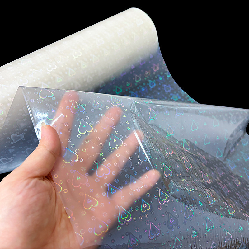 Film de plastification thermique (motif cœur)