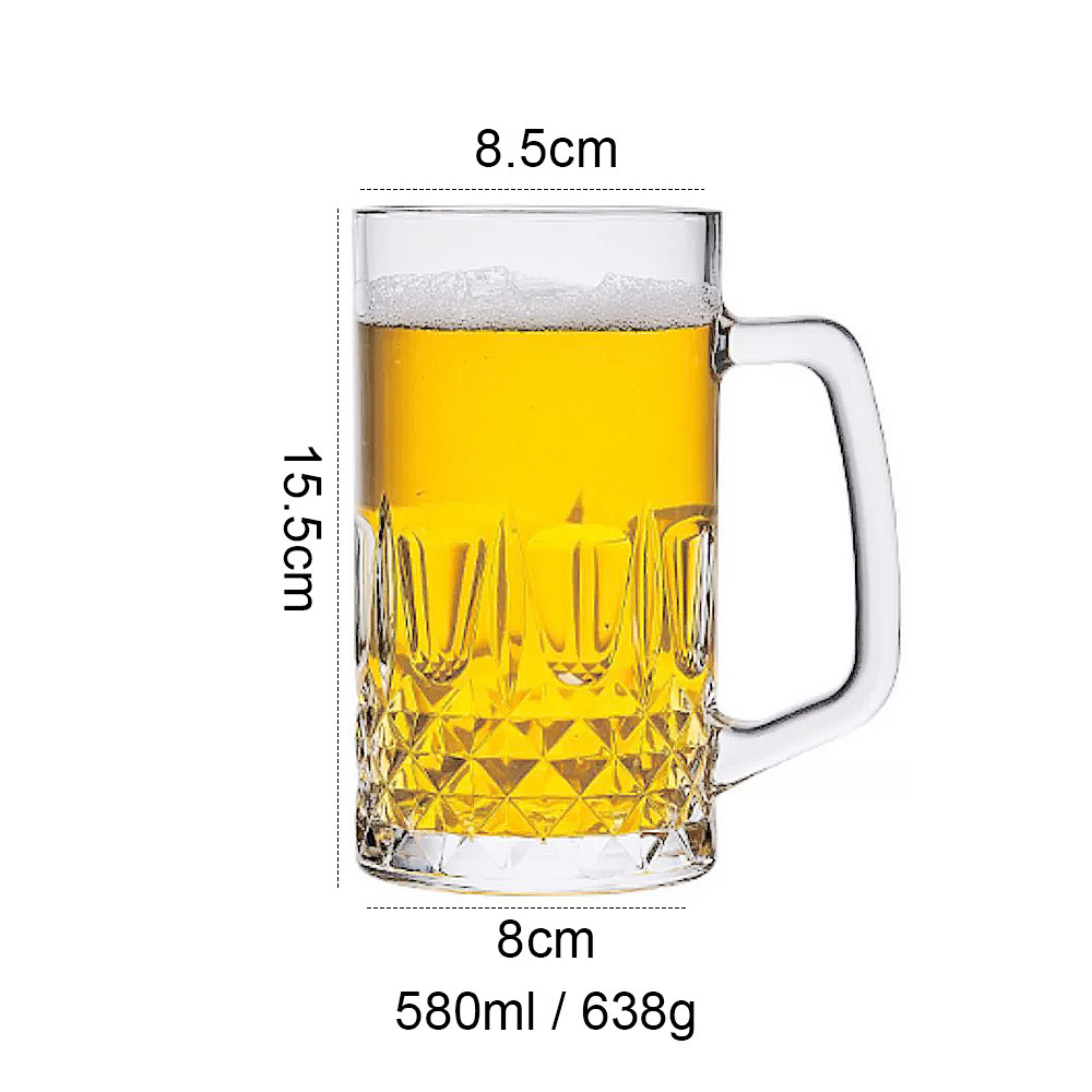 Taza con patrón de diamante C-550ml