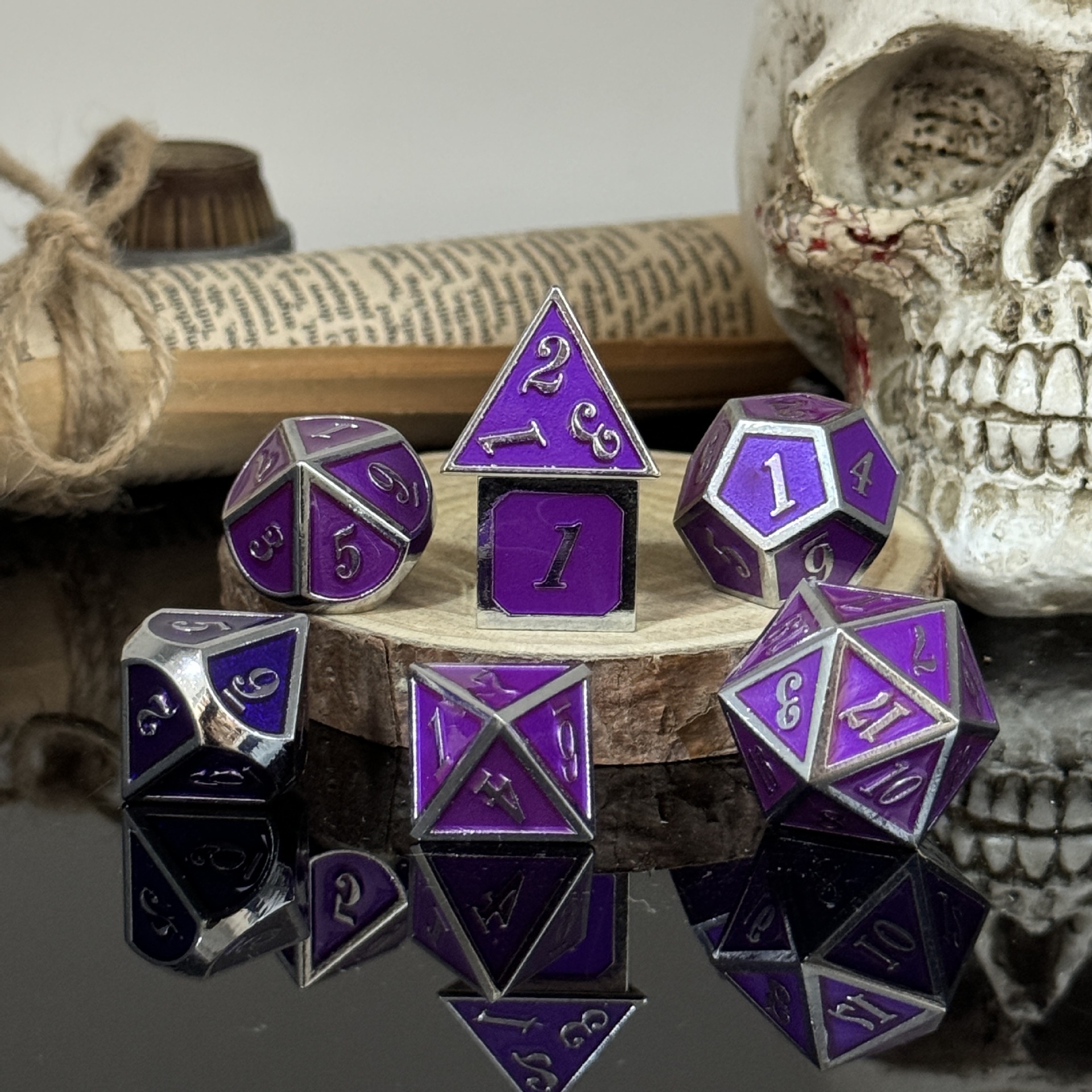 colorful Silver-edged purple