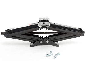 7500 lb Heavy Duty 24&quot; RV Trailer Stabilizer Leveling Scissor <strong>Jacks</strong> W/Handle &amp; Dual Power Drill Sockets