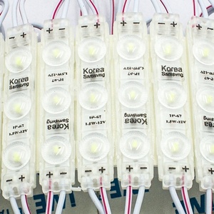 โมดูลนำไฟ LED 3ดวง160องศา1.5วัตต์ IP67 12โวลต์ ABS ช่องฉีดไฟแบ็คไลท์6313 SMD 2835โมดูล LED - Product Image 2