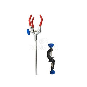 Rongtai phòng thí nghiệm ba ngón tay có thể điều chỉnh kẹp-mạ crôm (lớn) Trung Quốc nhà phân phối 70*280mm bột tráng ba ngón tay kẹp - Product Image 5
