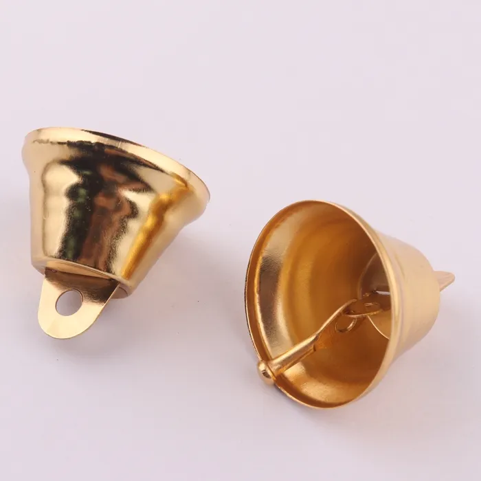 32mm Gold Metall Horn Form Christmas Liberty Jingle Bell