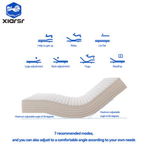 Cao cấp bền có thể gập lại 3D Bộ nhớ miếng bọt biển thông minh nệm vải cotton thoáng khí thông minh chức năng nâng trường khách sạn sử dụng - Product Image 4