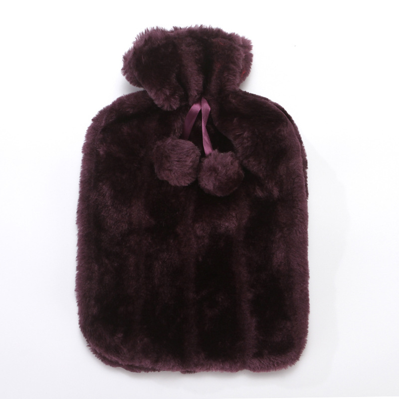 Housse en fausse fourrure de lapin violet + 2000 ml