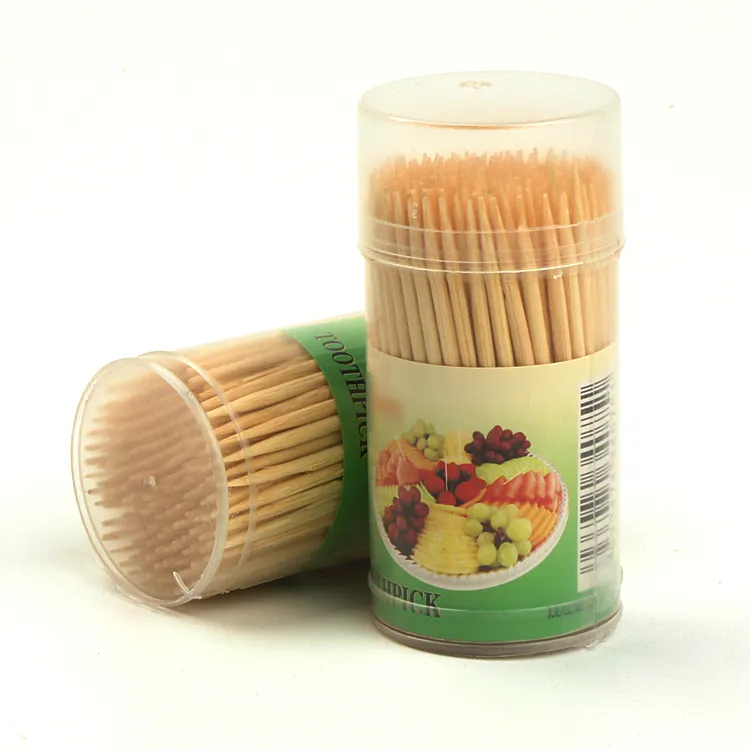 Toptan kaliteli ucuz fiyat bambu nane kürdan boyutu, tek kullanımlık kürdan