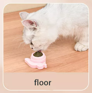 Juguetes interactivos para mascotas, Bola de hierba gatera giratoria para gatos, para limpiar los dientes - Product Image 5