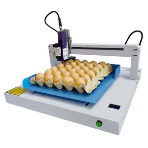 Industrielles Verfalls datum Drucker eier Codier maschine Desktop Eier codierer Datums stempel maschine Chargen nummer Codier maschine Großhandel