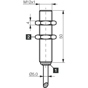 D7C12V06PSLK誘導近接センサー - Product Image 2