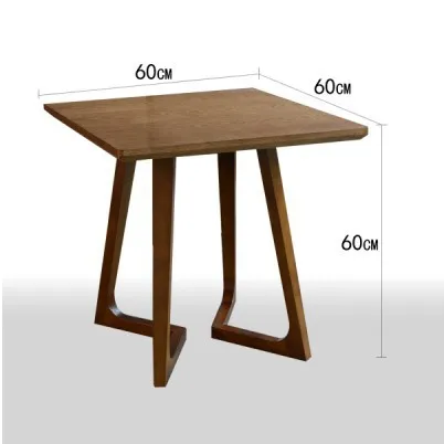 Mesa de centro cuadrada en forma de V (60*60*60cm)