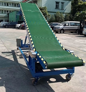 Transportador de carga y descarga Automático, contenedor, cargador de camiones, remolque móvil, transporte, cinta telescópica, transportador de camiones