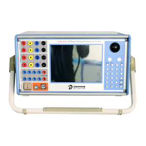 เครื่องทดสอบการป้องกันรีเลย์หกเฟสจอแสดงผล LCD อเนกประสงค์ได้รับการรับรองมาตรฐาน ISO สำหรับชุดทดสอบหกรองกระแส - Product Image 1