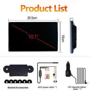 Monitor de reposacabezas Android de 10,1 pulgadas, pantalla IPS para asientos traseros de coche, entretenimiento Multimedia, reproductor de vídeo Carplay, entrada USB HDMI - Product Image 6