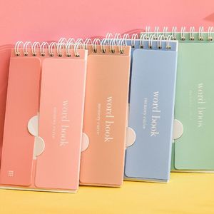 Mini Notepad autoadesivo con copertina magnetica per Notebook per diario di studio inglese Memory Book Recite parole Memo Pad - Product Image 2