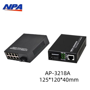 Ethernet Media Converterシングルモード光ファイバトランシーバRJ45 QoS 1ファイバ1電気モデル - Product Image 2