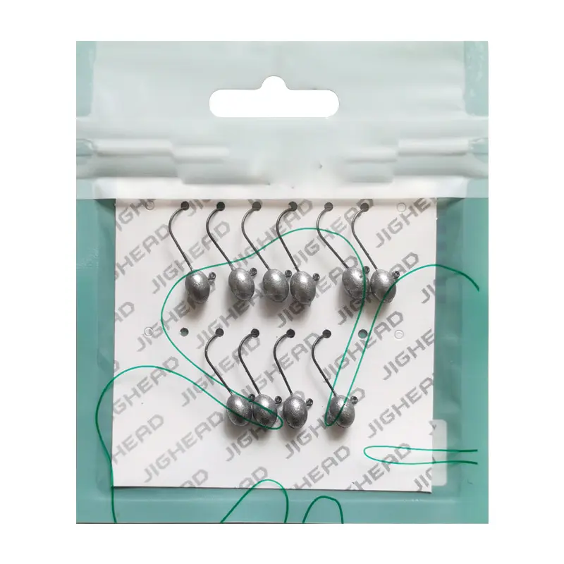 Plástico personalizado impresso Resealable Fishing Lure Fish Hooks Packing Pouch Ziplock Três Lados Selados Embalagem Sacos