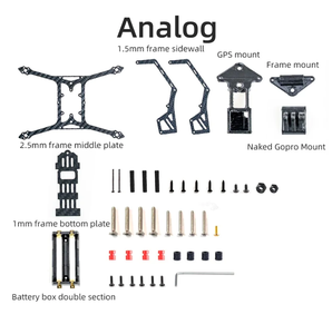 HGLRC Rekon35 LR Nano uzun menzilli RC FPV Quadcopter için çerçeve kiti 3.5 inç Drone Drone - Product Image 4