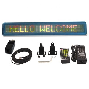Jhering P7.62 RGB a colori con testo a LED Display 7x80 con scritta a scorrimento programmabile per Display segnaletica digitale per esterni - Product Image 1
