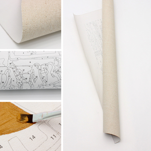 新爱情石窟热气球浪漫彩画数字墙装饰 - Product Image 4