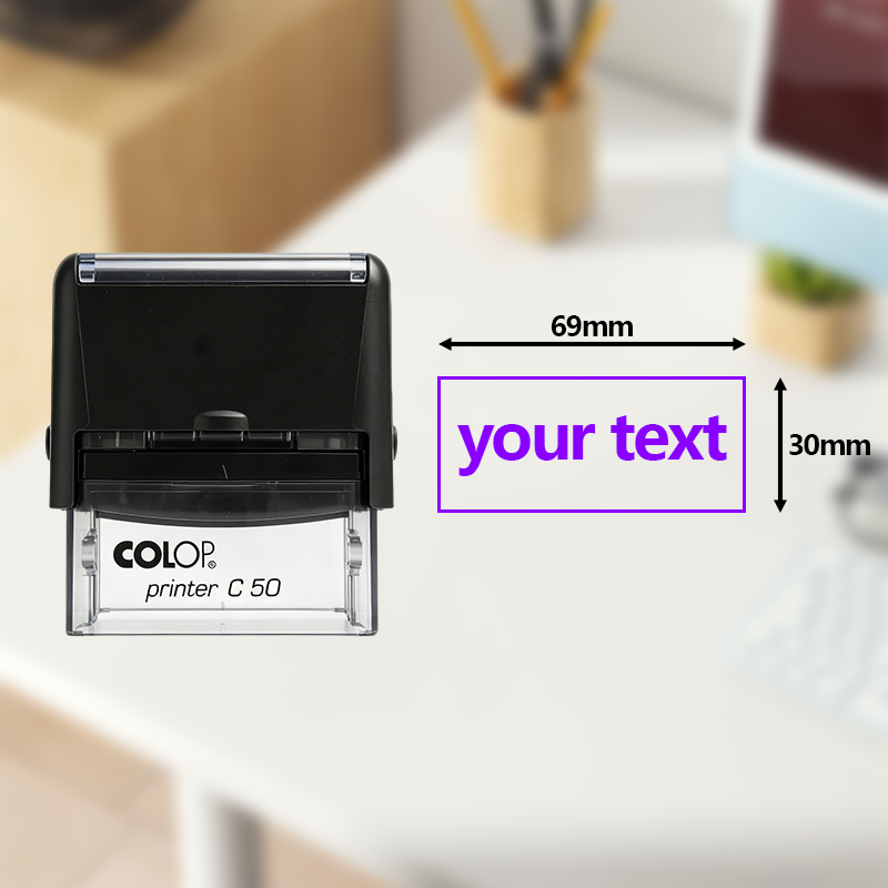 C50-Black casing-Purple ink