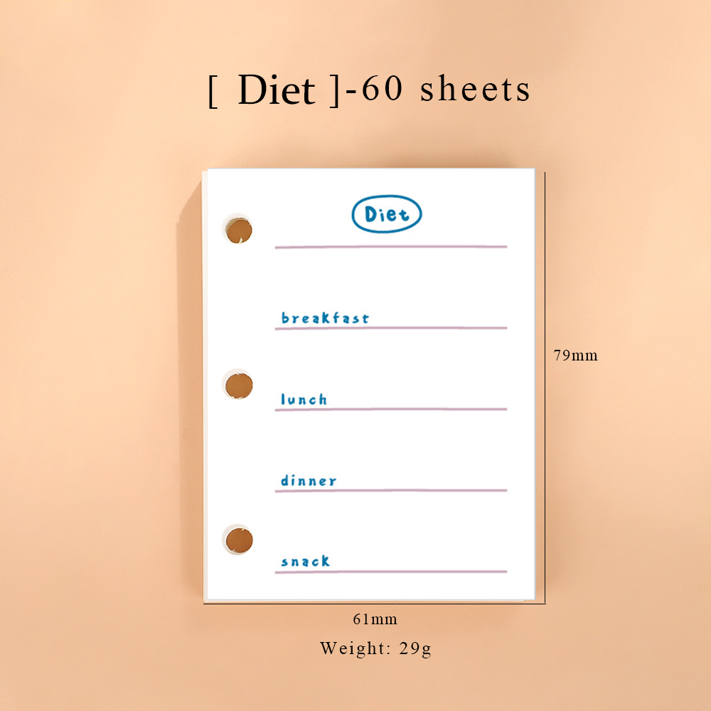 Dieta (60 hojas)