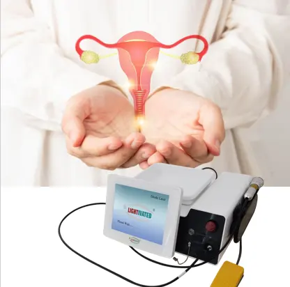 Femme soins intimité Chirurgie gynécologique 980nm 1470nm diode laser raffermissement vaginal rajeunissement machine laser gynécologie