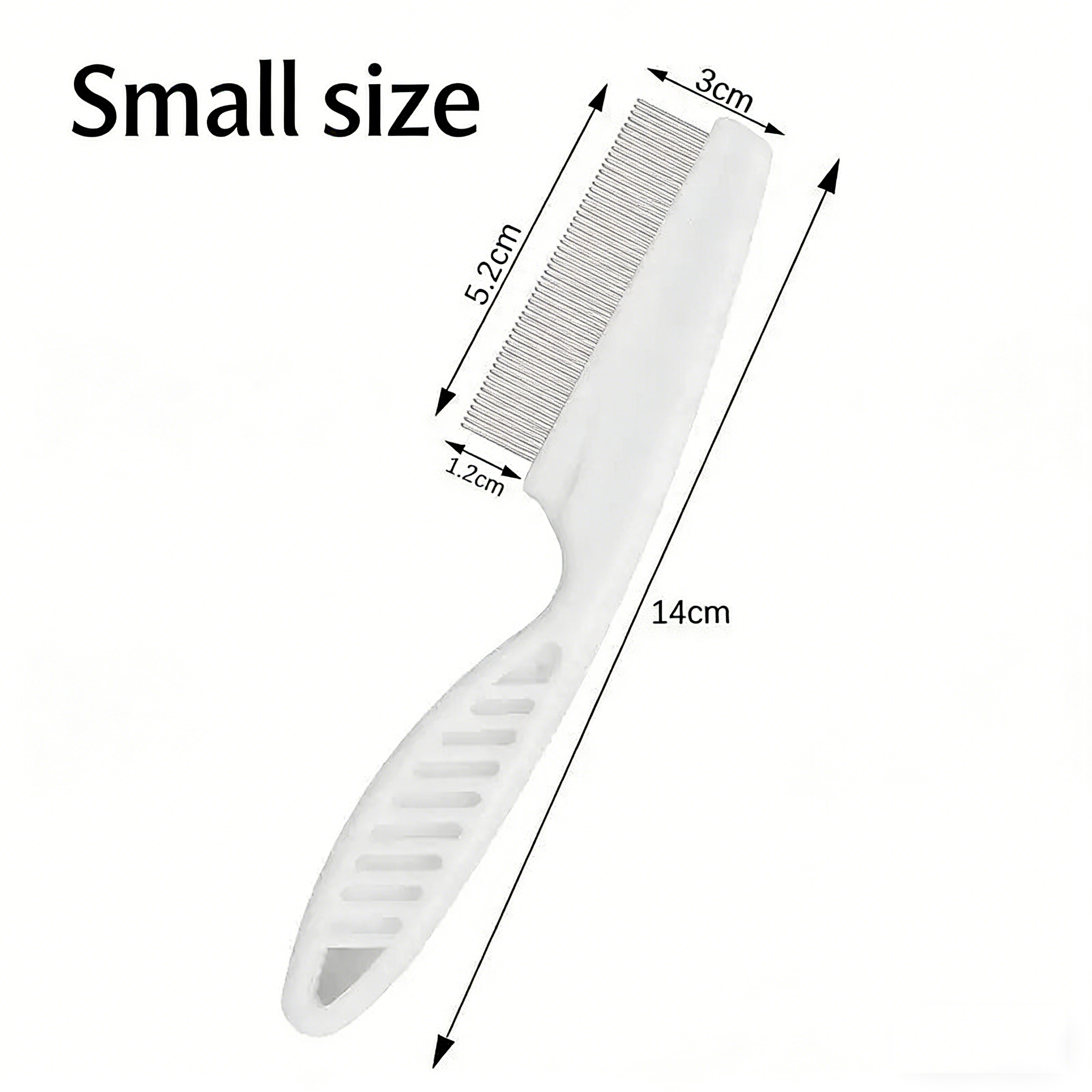 peigne à puces blanches-petite taille