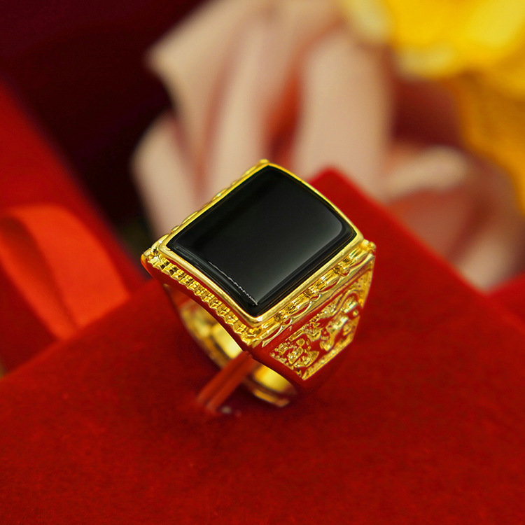 Anello Nero Generoso
