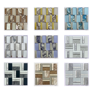 بلاط فسيفساء فاخر مقاوم للتآكل وغير قابل للانزلاق، بلاط زجاجي صناعي للمسابح - Product Image 1