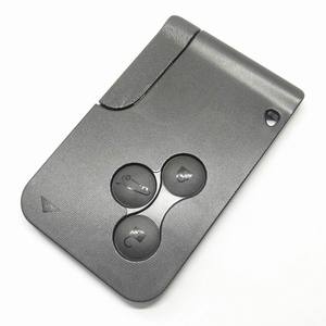 R-enault M-egane Scenic 2003-2008リモートキー用433MhzID46PCF7947チップ3ボタン自動交換スマートカードキー - Product Image 1