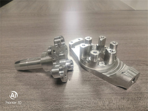 ЧПУ 5-осевой обрабатывающий центр OEM CNC алюминиевые заготовки управления движением опорные пластины - Product Image 4