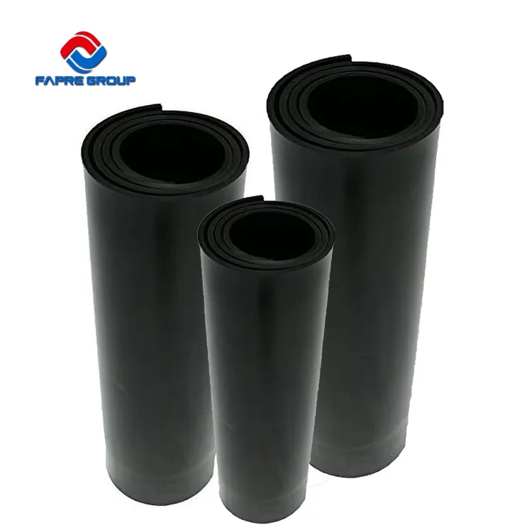 صفائح مطاطية سميكة وصلبة سوداء طبيعية من Fapre صفائح مطاطية مطاطية من النيوبرين Epdm Sbr Fkm Nbr صفائح مطاطية من السيليكون