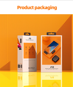 J11 Không Dây <span class=keywords><strong>Lavalier</strong></span> <span class=keywords><strong>Microphone</strong></span> Hệ Thống Loại C Kết Nối Tiếng Ồn-Hủy Bỏ Di Động Cho Quay Video Vlogging (IOS/Android) - Product Image 6