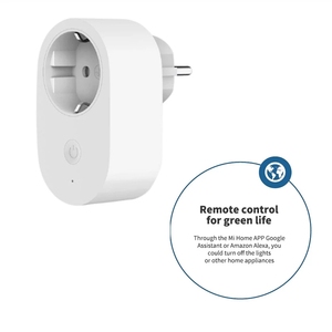 Xiaomi Mi ปลั๊กอัจฉริยะ16A EU WiFi,อะแดปเตอร์ไร้สายทำงานร่วมกับ Mi Home App รีโมทคอนโทรลอัจฉริยะ