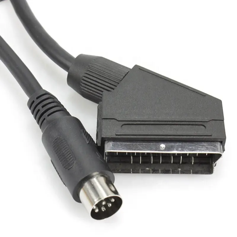 Shenniu — connecteur mâle s-vido 8 Din à 20 broches SCART, câble de moniteur Audio RGB