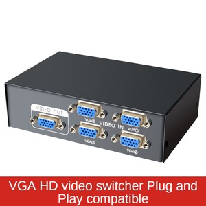 <strong>VGA</strong> Video Switcher 4 in <strong>1</strong> Out Multiple Computer Video Screen Switching Display - Product Image 3