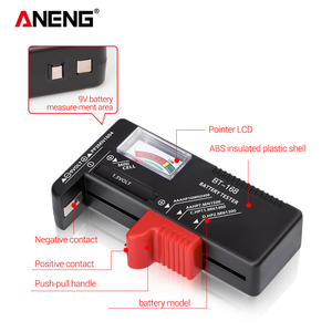 Aneng เครื่องทดสอบแบตเตอรี่ BT-168ดิจิตอล, เครื่องวิเคราะห์ความจุของแบตเตอรี่ลิเธียมเครื่องทดสอบรูปแบบลายตารางหมากรุกสำหรับเซลล์กระดุม AAA - Product Image 4