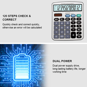 12-stellige Auto Replay Dual Power Finanz rechner CT-737GC für wissenschaft lichen Finanz rechner - Product Image 4