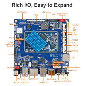 Android/Linux System Motherboard CPU-Kombination Leistungs starke Single Computer Development Board Ethernet Relais Netzwerk Wifi RK3399