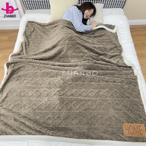Chất Lượng Cao Bán Buôn 3D Jacquard <span class=keywords><strong>Sherpa</strong></span> Chăn Lông Cừu Sang Trọng Ném Chăn Chất Lượng Cao Mềm <span class=keywords><strong>Sherpa</strong></span> Chăn - Product Image 6