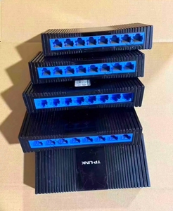 Tp-link di seconda mano interruttore a 8 porte 10/100/1000Mbps a basso costo splitter di rete RG45 ufficio fabbrica utilizza interruttore di rete