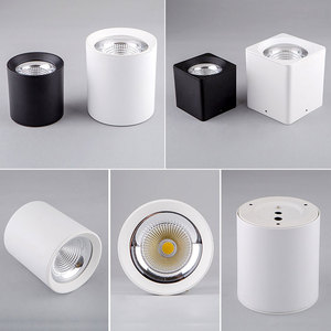 Sıva üstü kare 6 inç 18w led <span class=keywords><strong>gx53</strong></span> parlama önleyici cob downlight spot çerçeve projesi