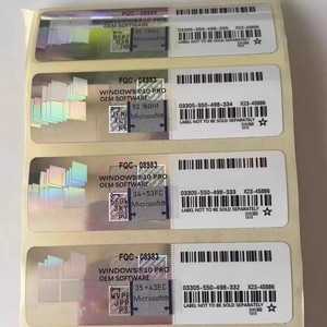 Vinci 11 adesivi per Home OEM COA Sticker per Software di attivazione Online globale vinci 11 etichette con codice chiave per la casa spedizione rapida