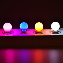 LED renk topu kabarcık renk ampul G45 küçük renk fener ampul noel günü kutlama dekoratif ışık - Product Image 4