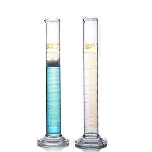 Tiandi Lab 250ml yuvarlak taban mezun cam ölçme silindiri - Product Image 4