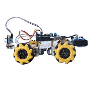 Eparthub Auto-Kits aus Aluminium legierung mit Smart Car Kit Ultraschall-Hindernis vermeidung Mecanum-Rad für robuste Entwicklungs projekte