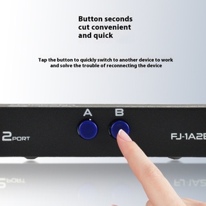 4-Port <strong>USB</strong> <strong>Printer</strong> Sharing Switch Box 4x1 <strong>USB</strong> 2.0 Manual Selector Hub <strong>Printers</strong> Scanners Plug Play Multi-PC Peripheral Switcher - Product Image 3