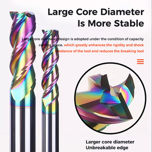 MDBT HRC55 CNC End Milling <strong>Cutter</strong> 2 Flute Solid Carbide End Mill Tungsten Steel End Mill with Coated <strong>Aerospace</strong> Auto Industry - Product Image 2